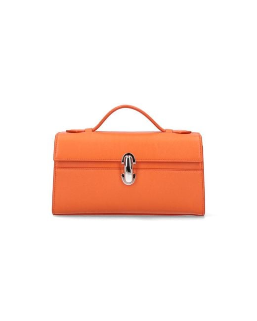 SAVETTE Orange "Symmetry" Clutch
