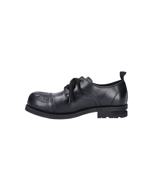 Kiko Kostadinov Black Atro Leather Derby Shoes for men