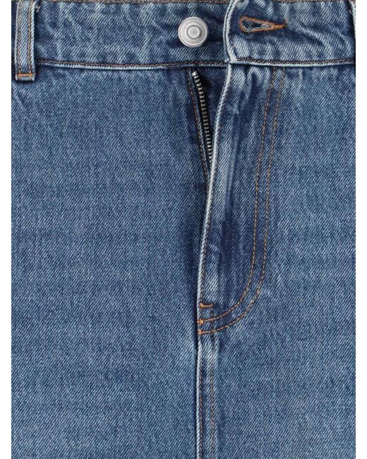 Coperni Blue Skirts Material 1: Cotton