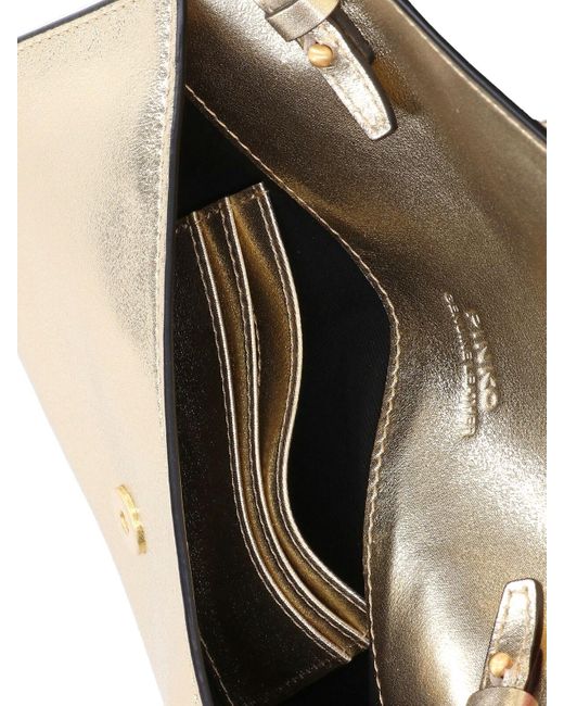 Pouch In Pelle di Pinko in White