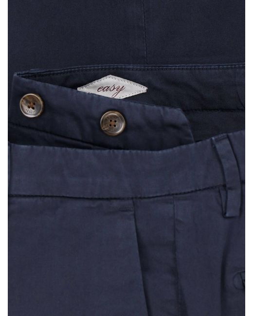 Briglia 1949 Blue Tailored Pants for men