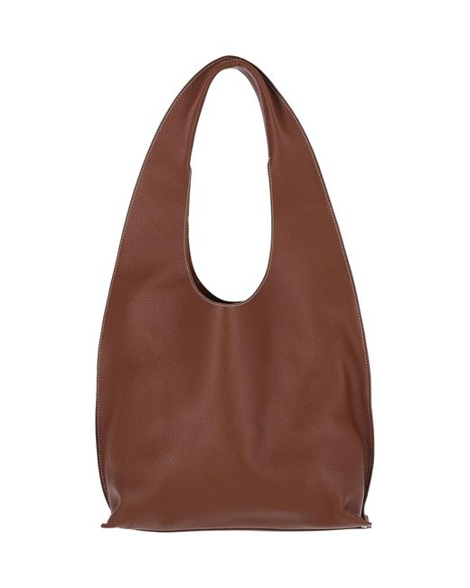 A.P.C. Brown A. P.C. 100% Cow Leather Shoulder Bag