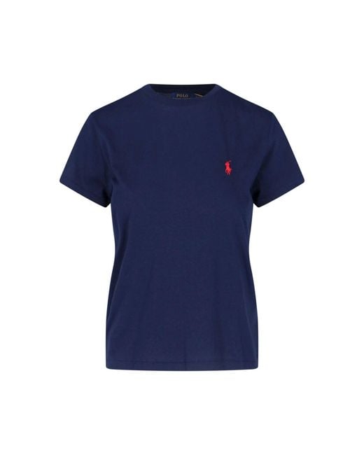 Polo Ralph Lauren Blue T-Shirt Logo
