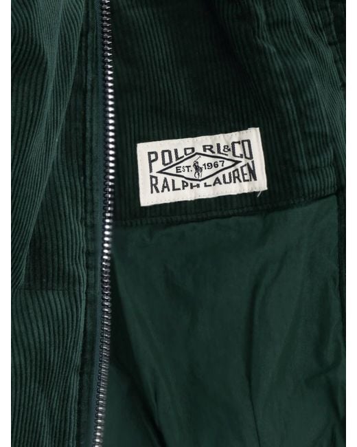 Polo Ralph Lauren Green Corduroy Padded Jacket