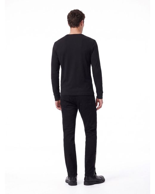 Rick Owens Blue Straight Zip Jeans for men