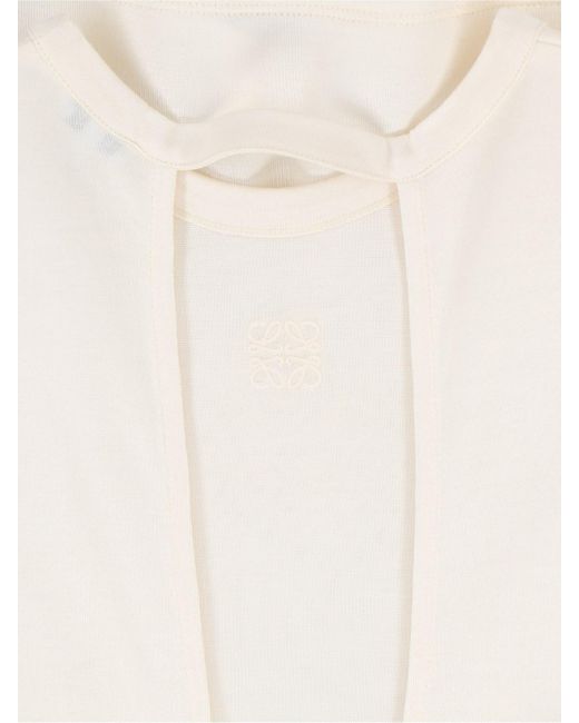 Loewe White Knot Detail T-shirt