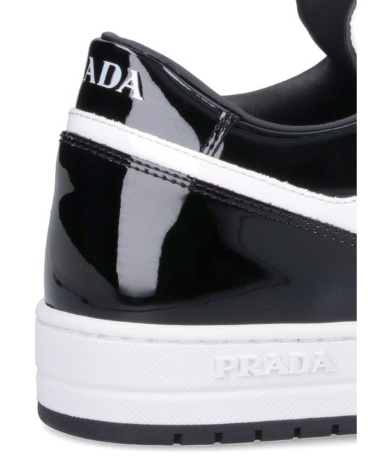Prada White "downtown" Sneakers for men