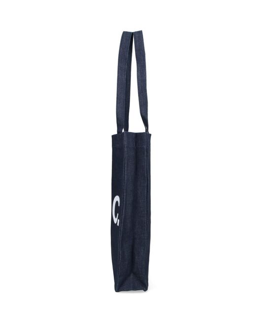A.P.C. Blue Bags Cotton