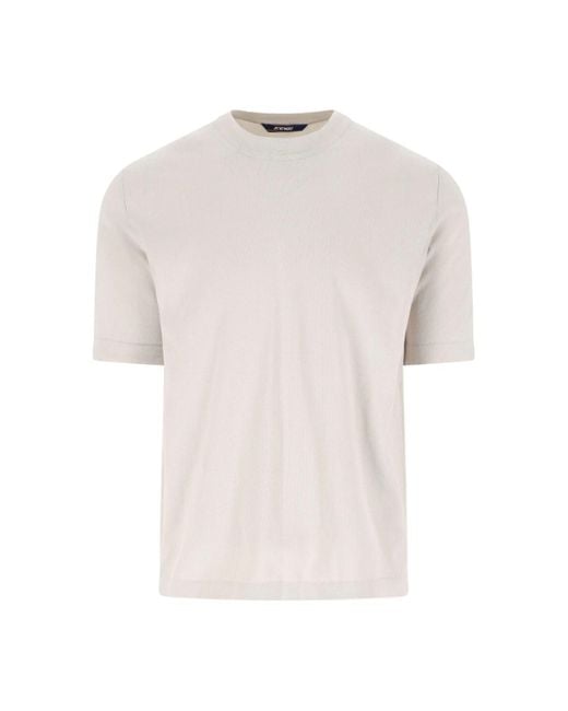 K-Way White Sweater Cotton for men