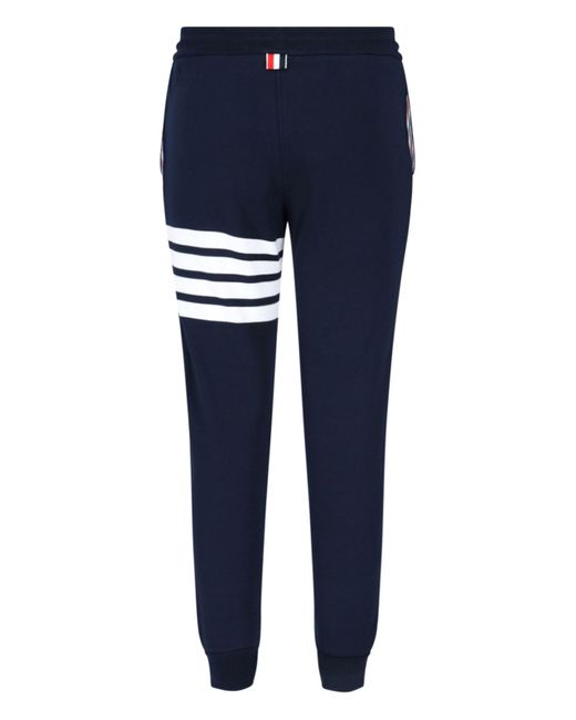 Thom Browne Blue '4-bar' Track Pants