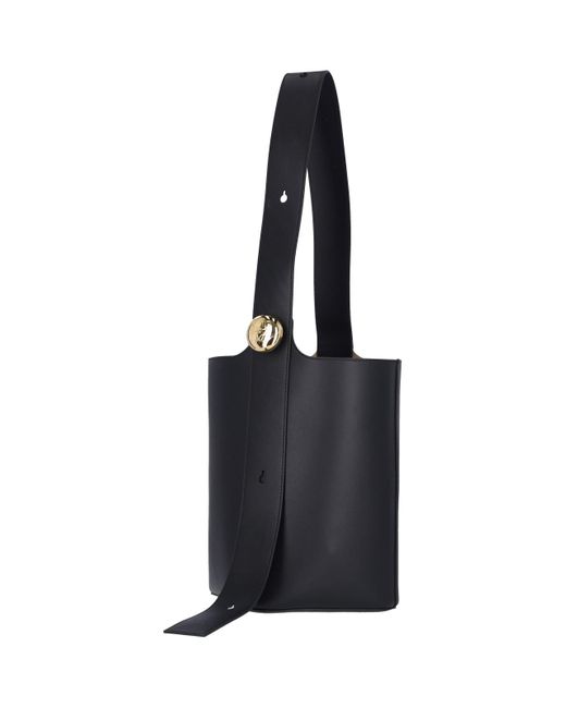 Borsa "Pebble Bucket" di Loewe in Black