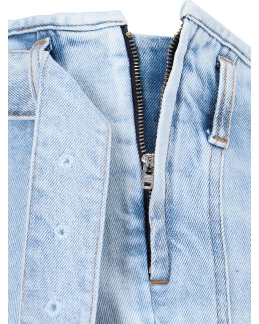 DIESEL Blue 'd-ebbybelt 0jgaa' Bootcut Jeans