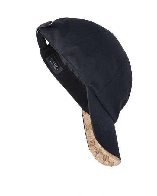Cappello Baseball Logo di Gucci in Blue da Uomo