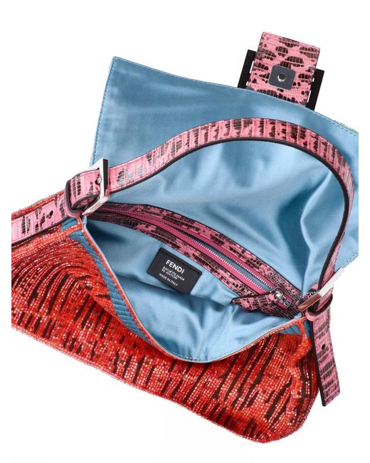 Fendi Multicolor Shoulder Bag "Baguette 26424"