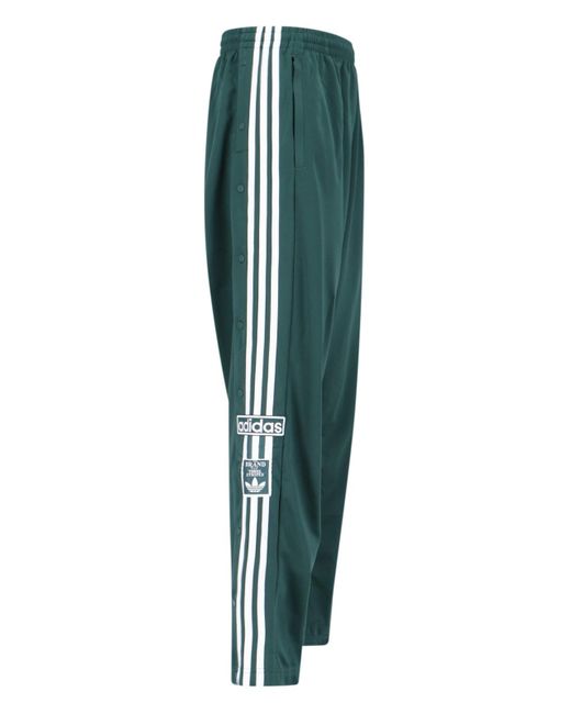 Adidas Green Adibreak Track Pants for men