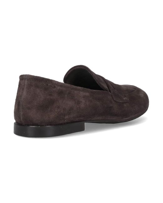 Mocassini In Camoscio di Alexander Hotto in Brown da Uomo