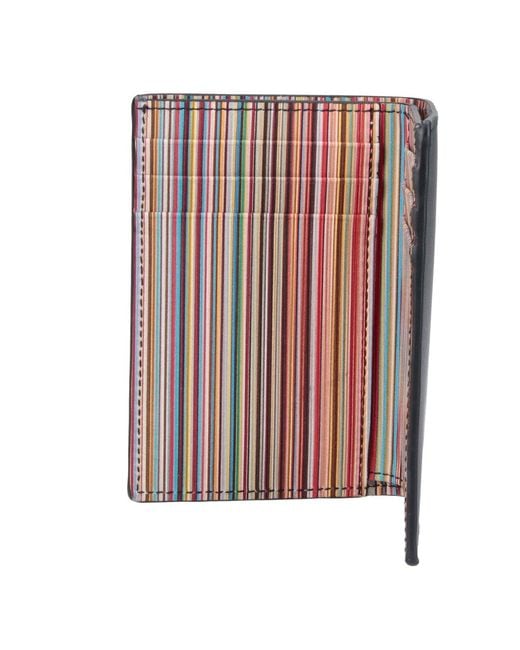 Paul Smith Black Wallets Outer: Calf Leather for men
