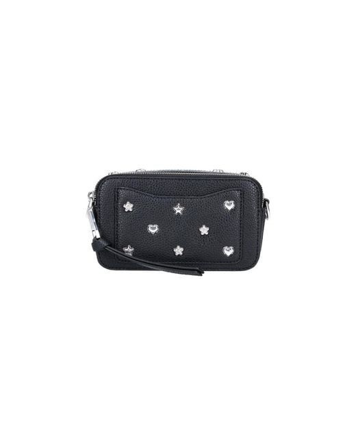 Marc Jacobs Black Split Cow Leather Mini Shoulder Bag