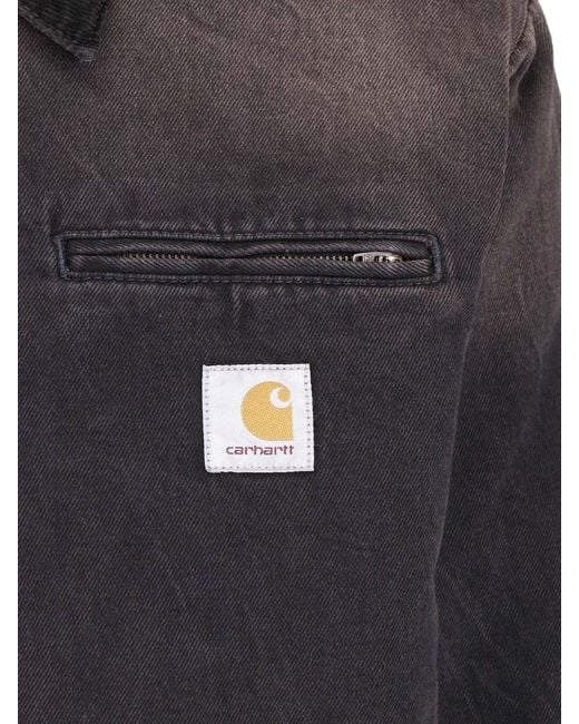 Carhartt Gray Jacket "Og Detroit" for men