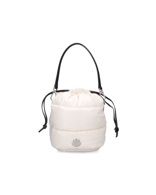 Borsa Secchiello "Caradoc" di Moncler in White
