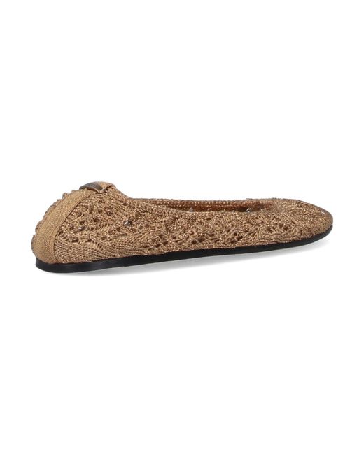 Isabel Marant White Leather-Lined Flat Shoe