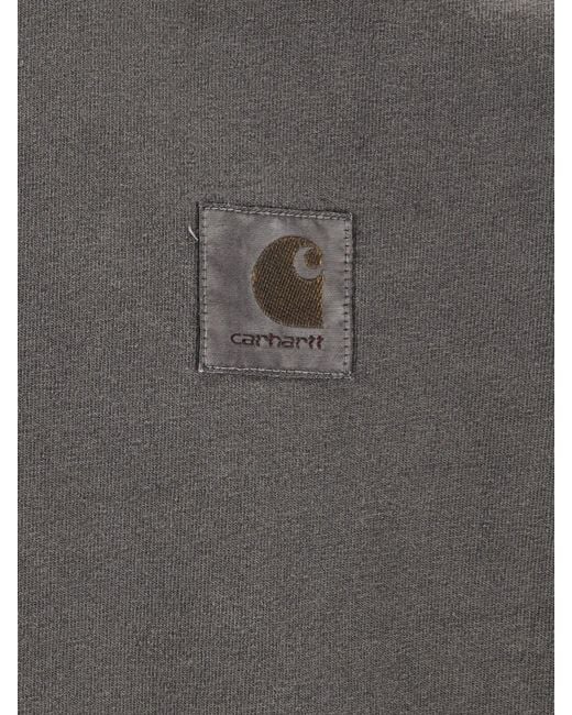 Carhartt Gray T-Shirt “Vista” for men