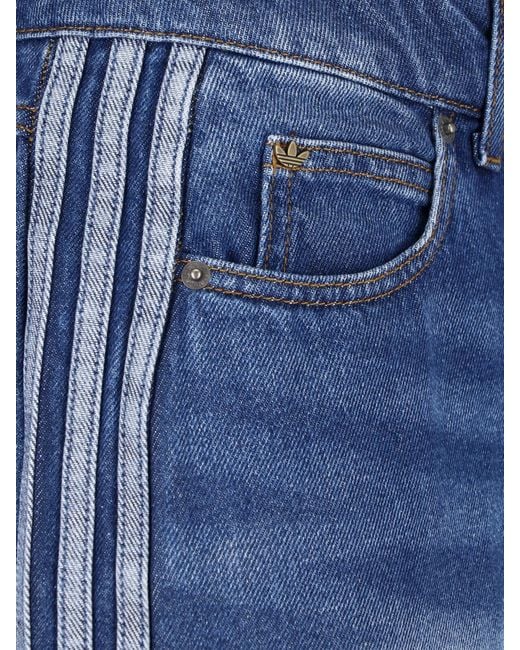 Adidas Blue Denim Midi Skirt