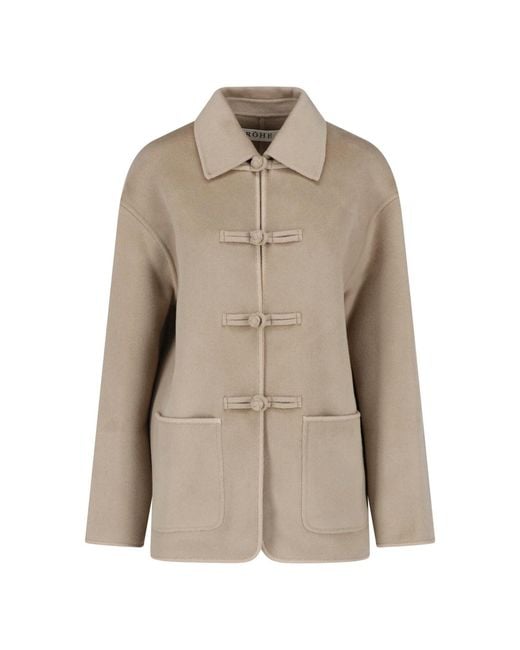 Rohe Natural Wool And Cashmere Jacket