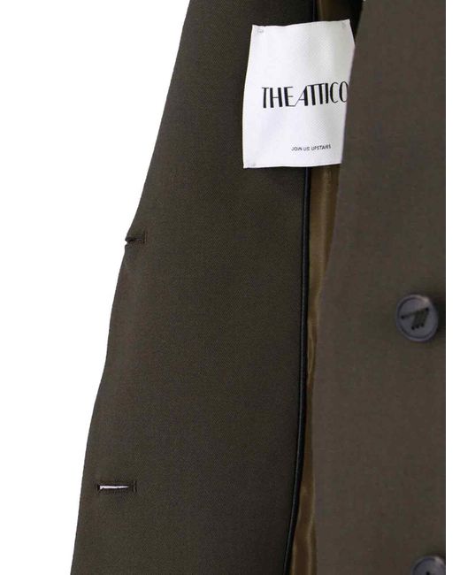 Blazer Monopetto In Lana Vergine di The Attico in Black