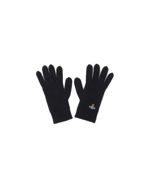 Vivienne Westwood Black Gloves Cashmere