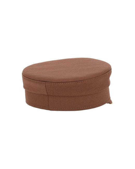 Cappello "Pierced Baker Boy" di Ruslan Baginskiy in Brown