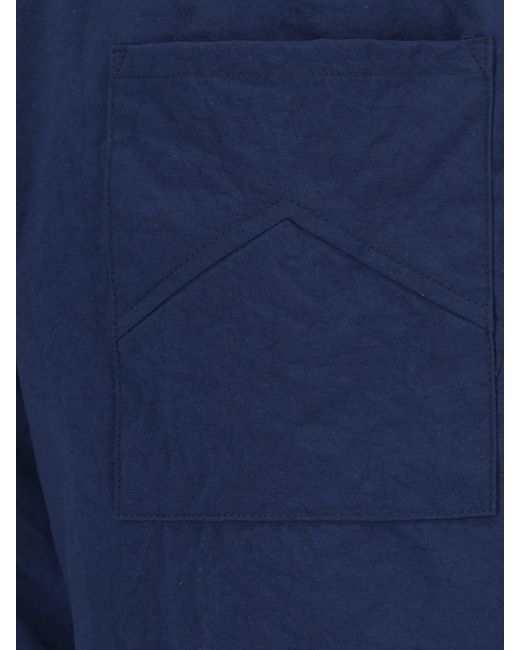 Pantaloncini Sportivi Logo di Rhude in Blue da Uomo