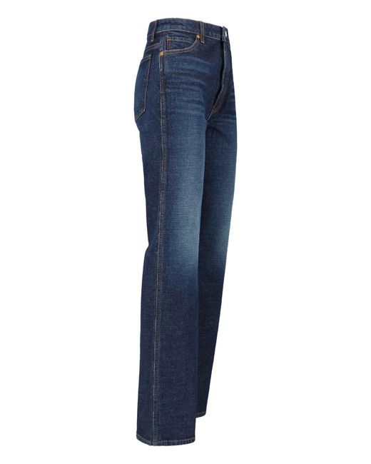 Khaite Blue Vivian Stretch Jean