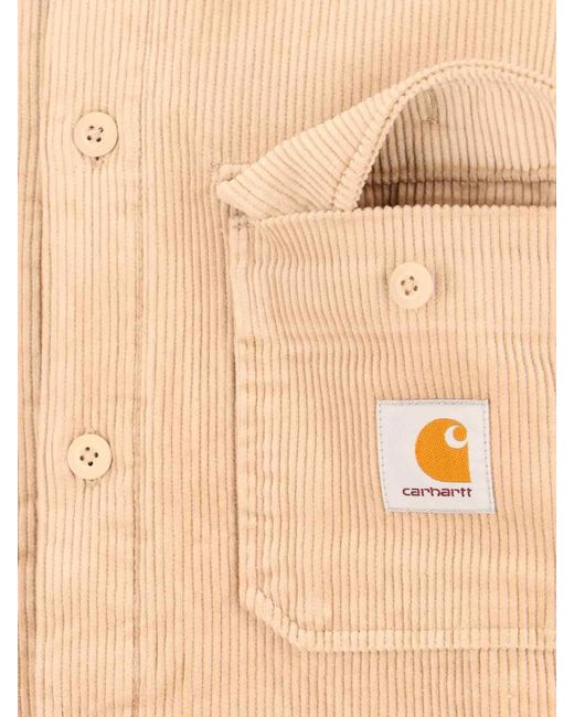 Carhartt Natural Corduroy Overshirt Jacket for men