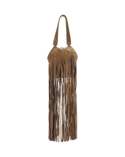 Khaite Natural Fringe Tote Bag "Lotus"