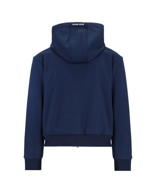 Felpa Con Logo Floccato X Wales Bonner di Adidas in Blue