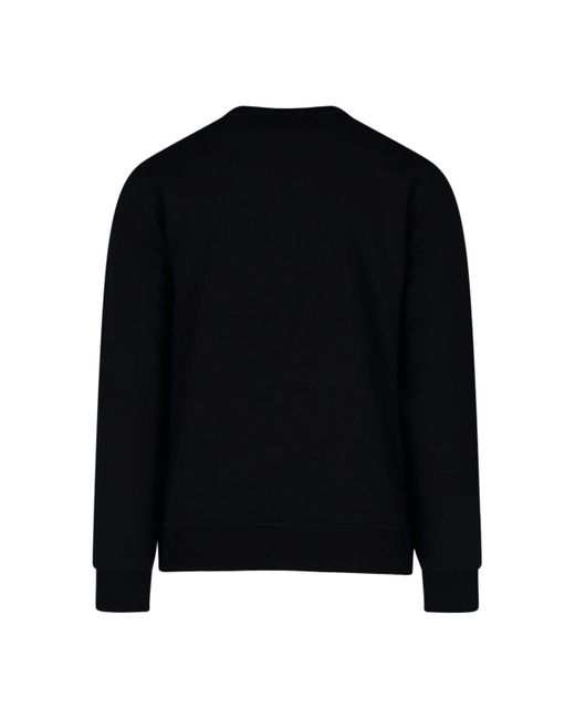 Burberry Black Logo-print Long-sleeve Sweatshirt for men