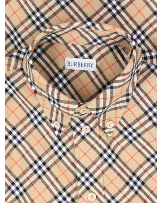 Burberry White Shirts Cotton