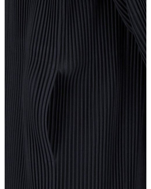 Homme Plissé Issey Miyake Blue Pleated Blazer for men