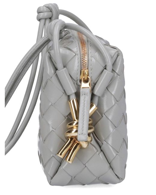Bottega Veneta 'loop Mini' Shoulder Bag in Gray