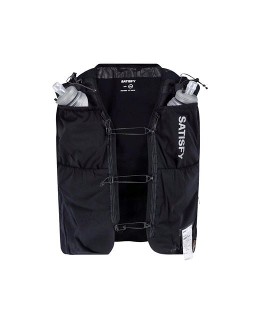 Satisfy Black Vest "Justice Cordura 5L" for men