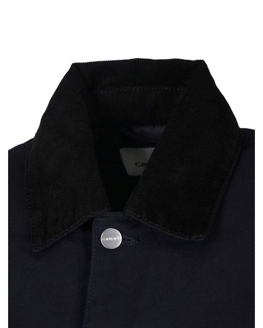 Carhartt Black Button Jacket "Og Michigan"