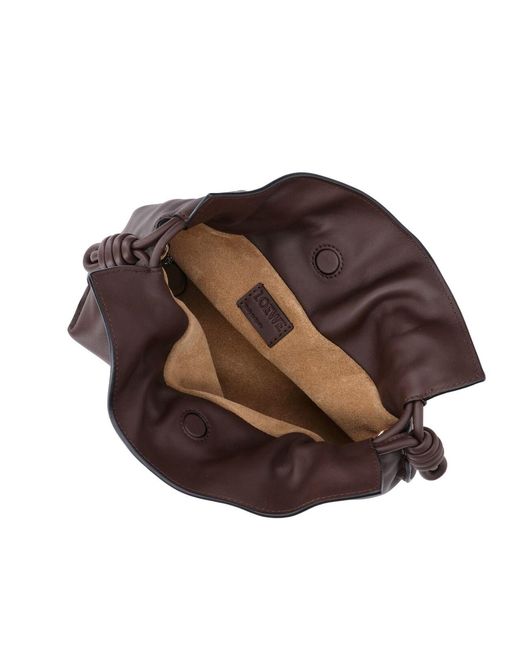Loewe Brown Mini Bag "Flamenco Clutch"