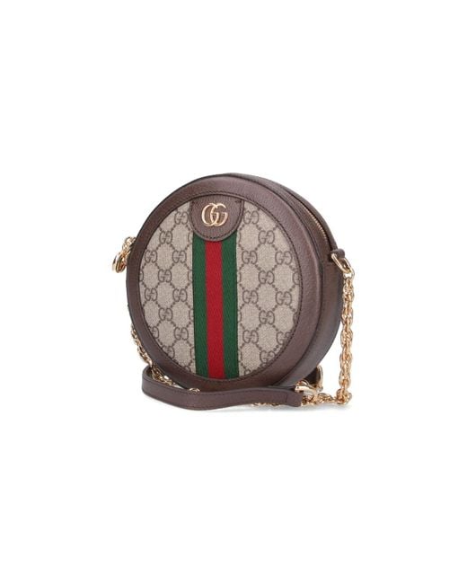 Gucci Natural "ophidia" Crossbody Bag