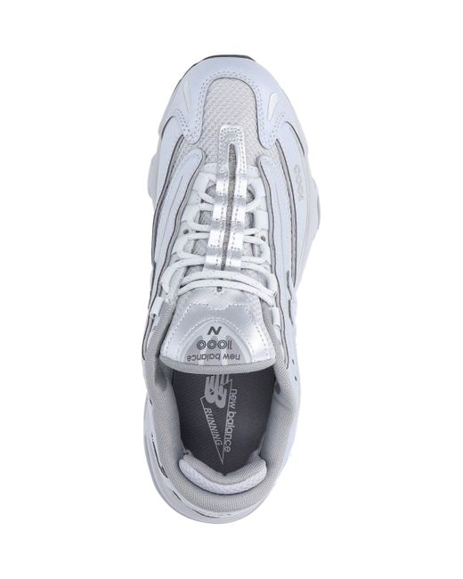 New Balance Gray Sneakers Synthetic Lthr