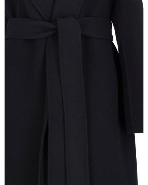 The Row Black Coat "Malika"