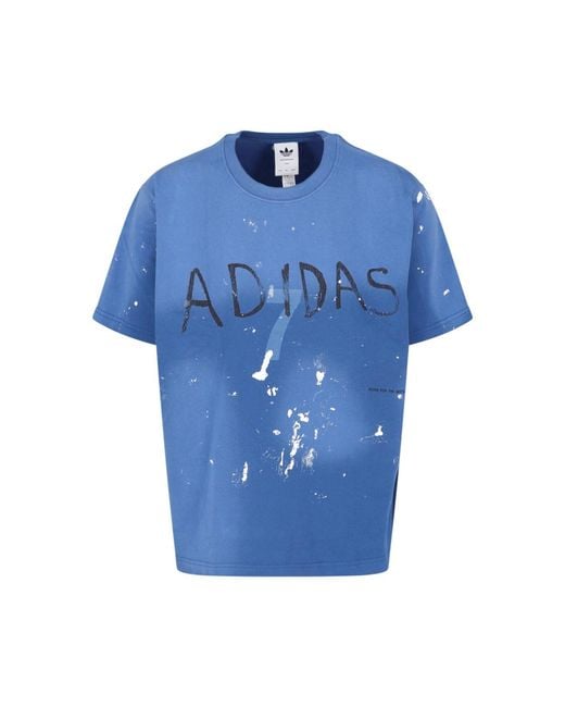 Adidas Blue X Song For The Mute T-Shirt Logo