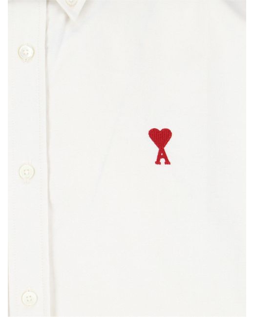 AMI White Short-sleeved Shirt for men