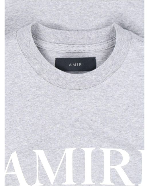 T-Shirt Logo di Amiri in White da Uomo