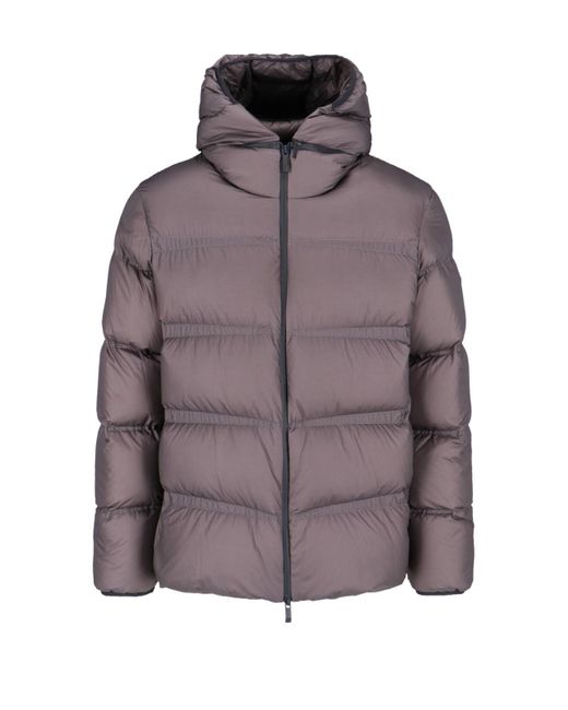 Moncler Purple Hooded Down Jacket "Masac" for men